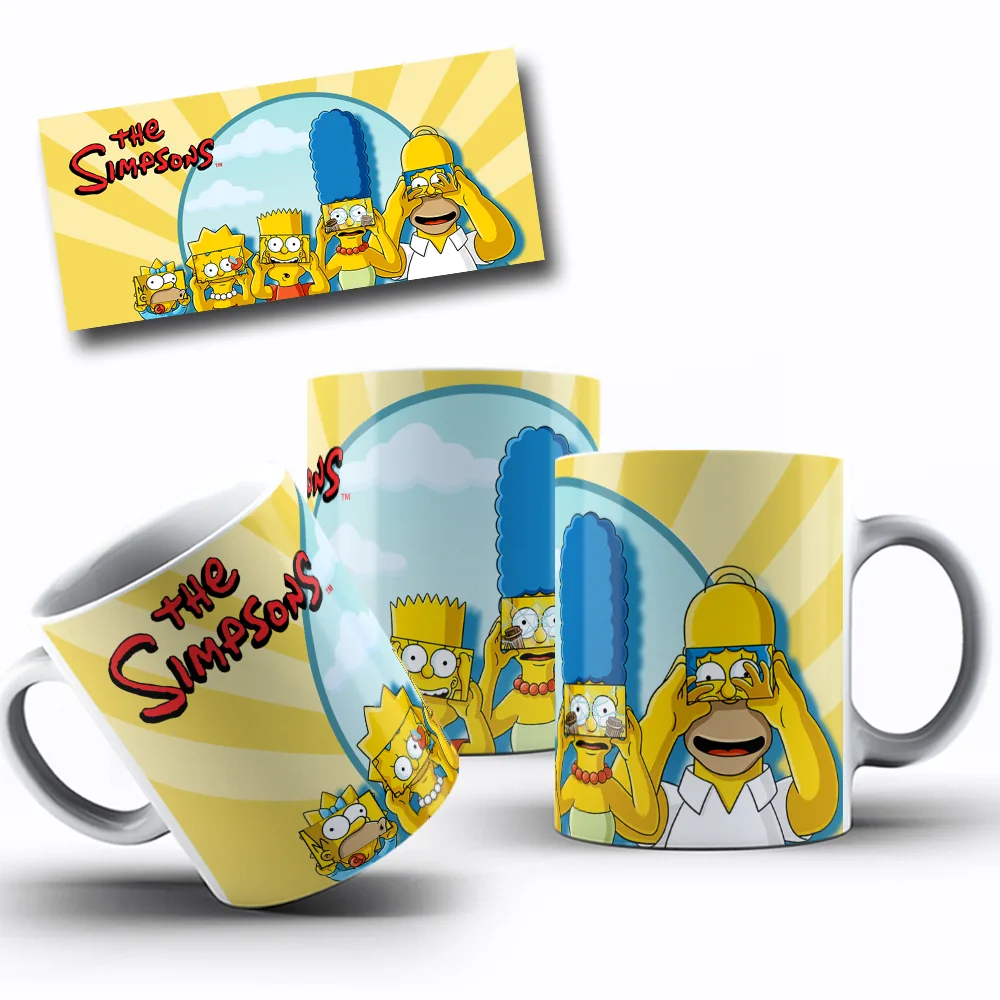 Prévia de caneca personalizada - Desenhos variados
